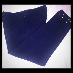 Ankle length ZAC & RACHEL navy blue pants